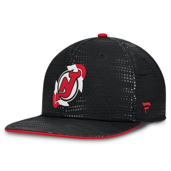Men's Fanatics Black New Jersey Devils Authentic Pro Rink Square Visor Snapback Hat