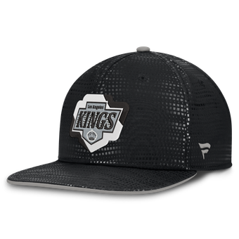 Men's Fanatics Black Los Angeles Kings Authentic Pro Rink Square Visor Snapback Hat