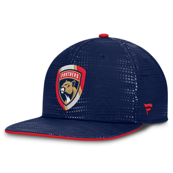 Men's Fanatics Navy Florida Panthers Authentic Pro Rink Square Visor Snapback Hat