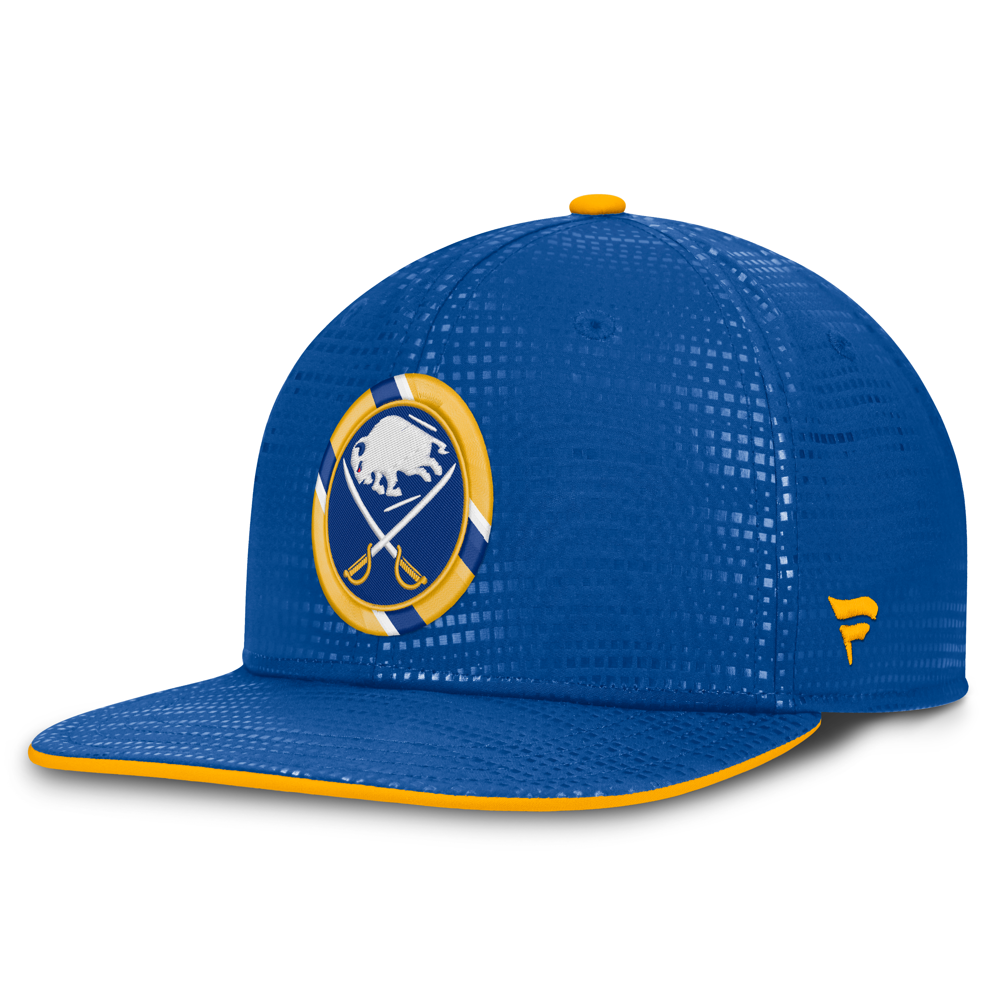 Men's Fanatics Royal Buffalo Sabres Authentic Pro Rink Square Visor Snapback Hat