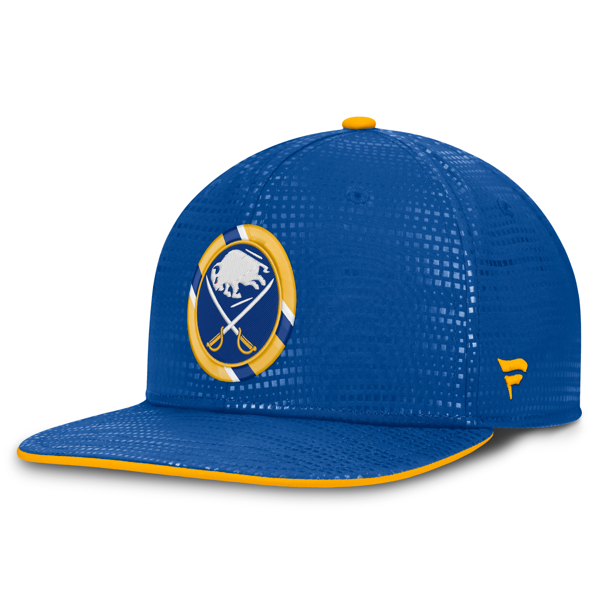 Men's Fanatics Royal Buffalo Sabres Authentic Pro Rink Square Visor Snapback Hat