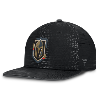 Men's Fanatics Black Vegas Golden Knights Authentic Pro Rink Square Visor Snapback Hat