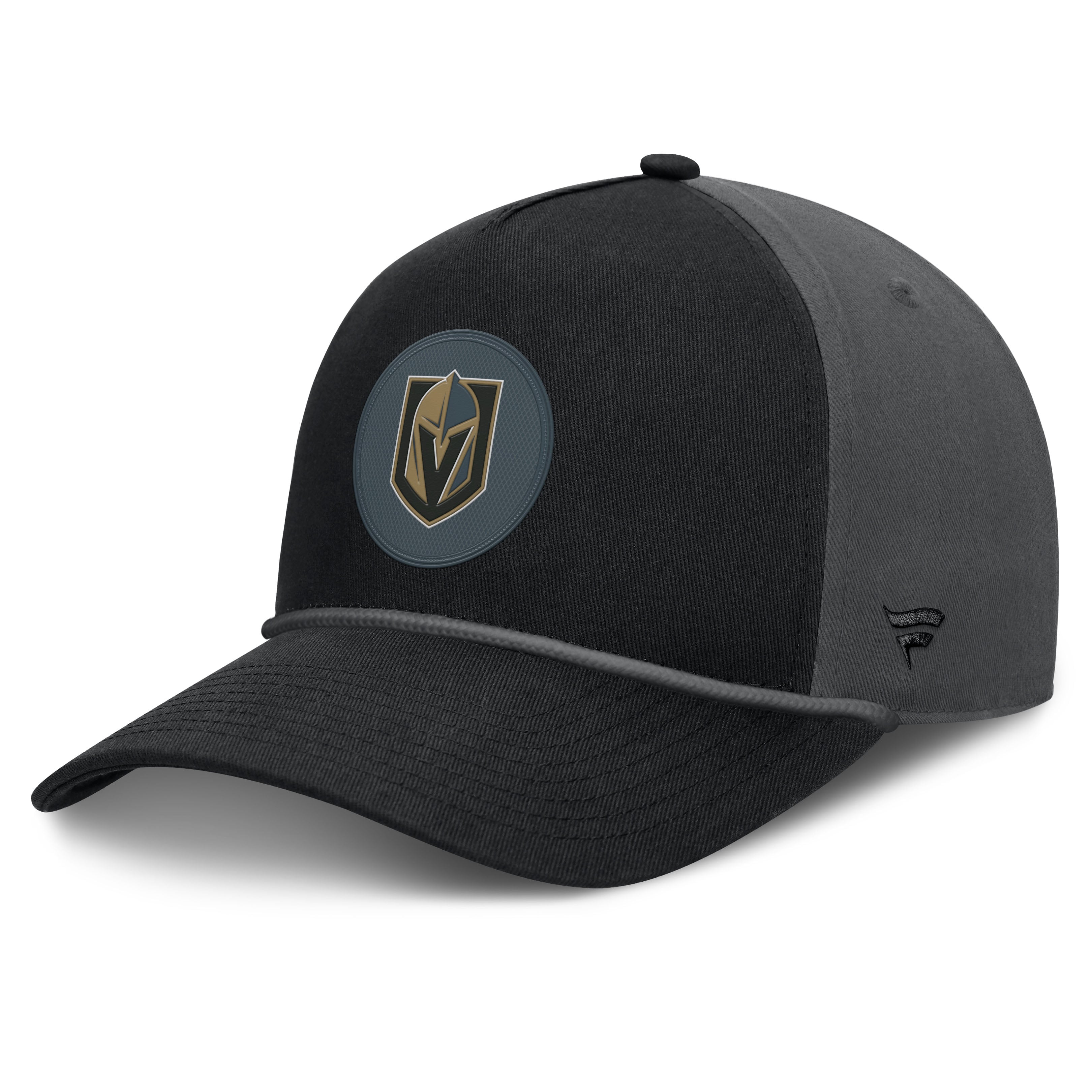 Men's Fanatics Black Vegas Golden Knights Authentic Pro Rink A-Frame Adjustable Hat