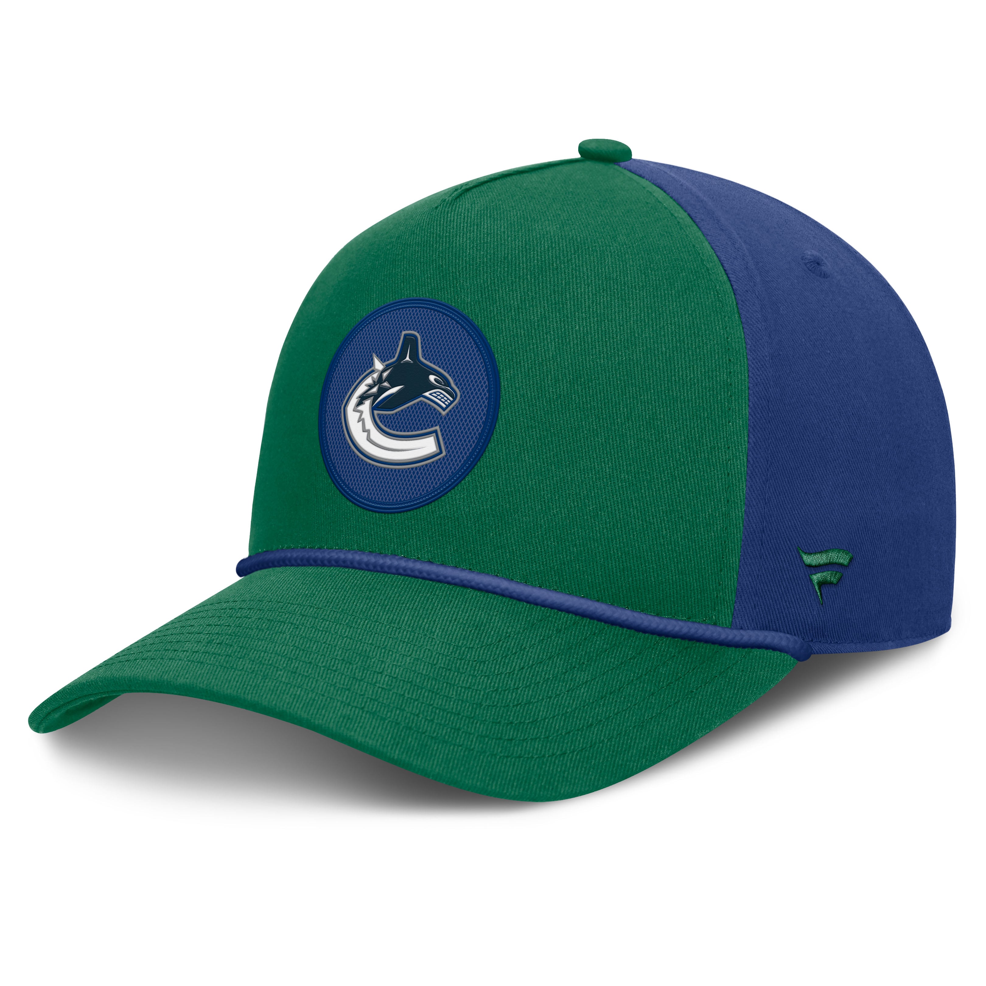 Men's Fanatics Green Vancouver Canucks Authentic Pro Rink A-Frame Adjustable Hat