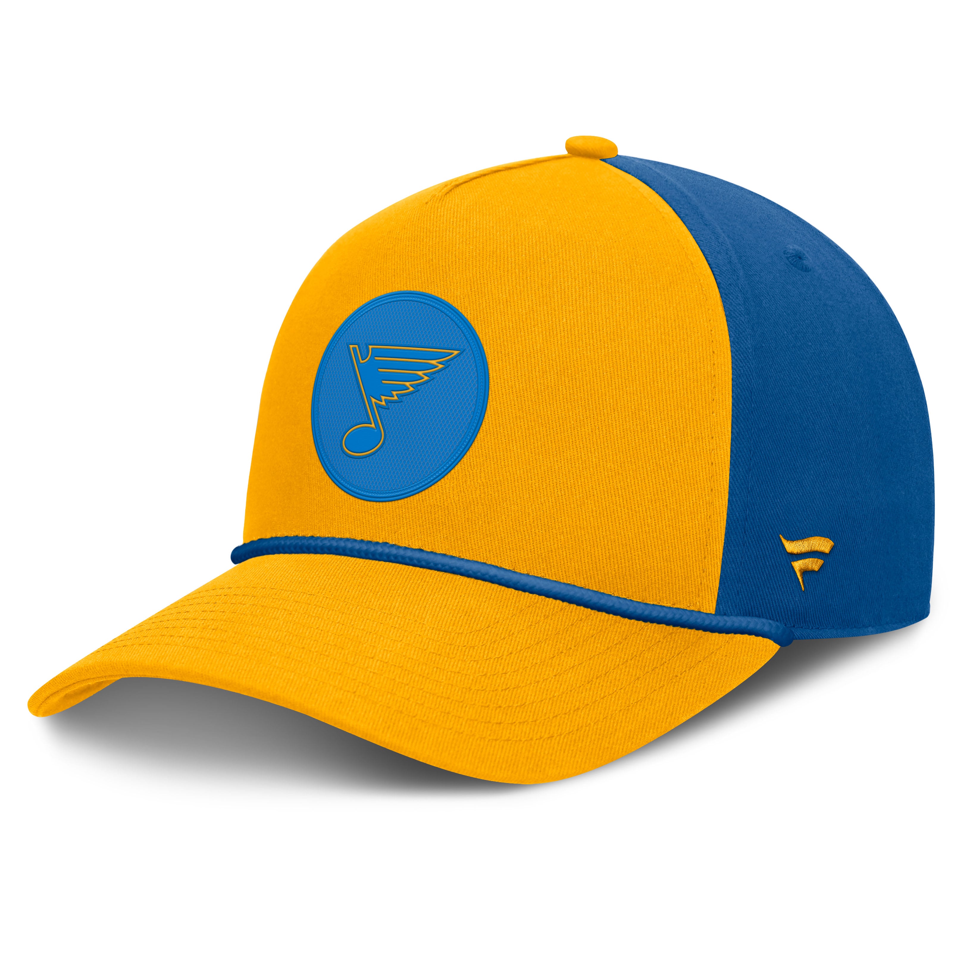 Men's Fanatics Gold St. Louis Blues Authentic Pro Rink A-Frame Adjustable Hat