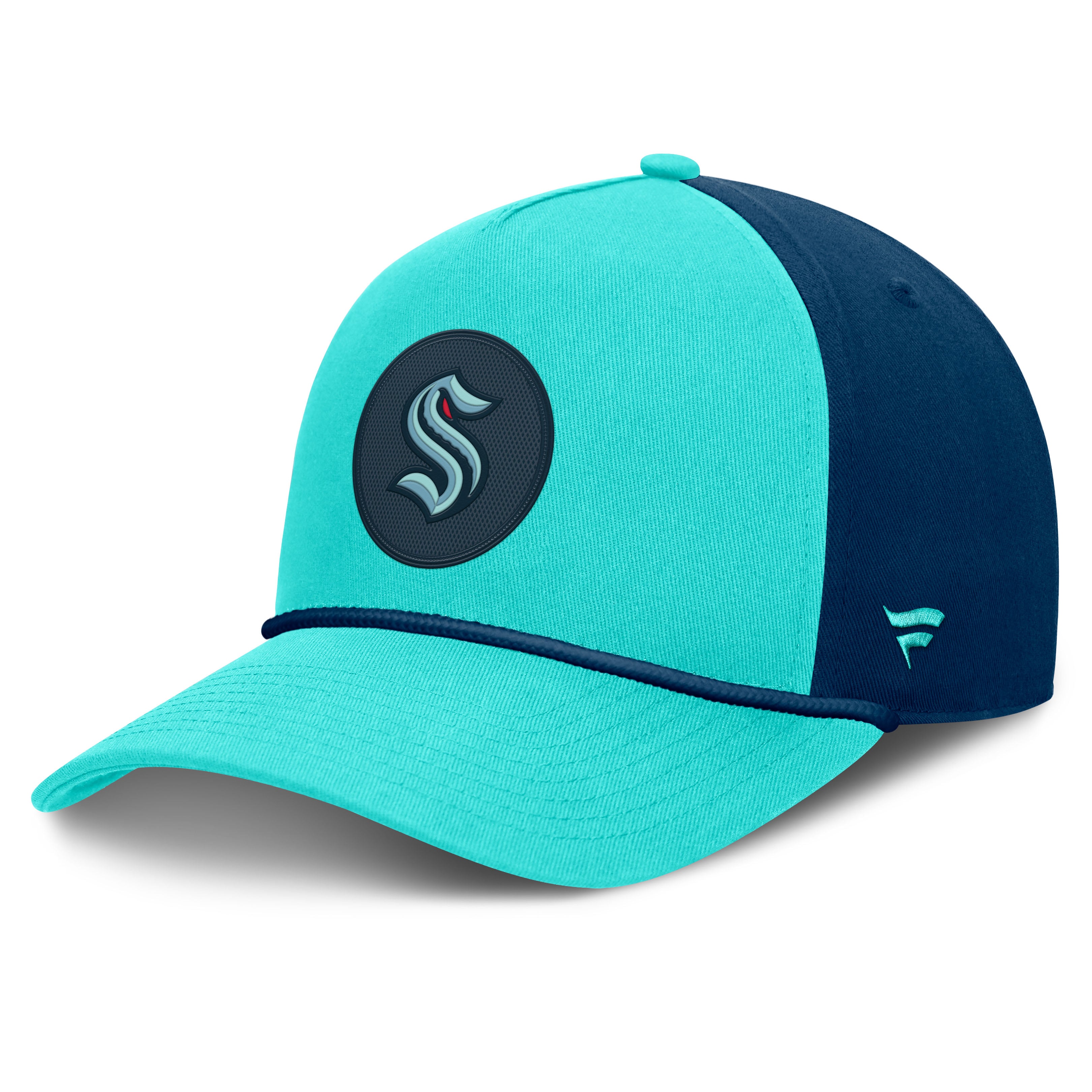 Men's Fanatics Light Blue Seattle Kraken Authentic Pro Rink A-Frame Adjustable Hat