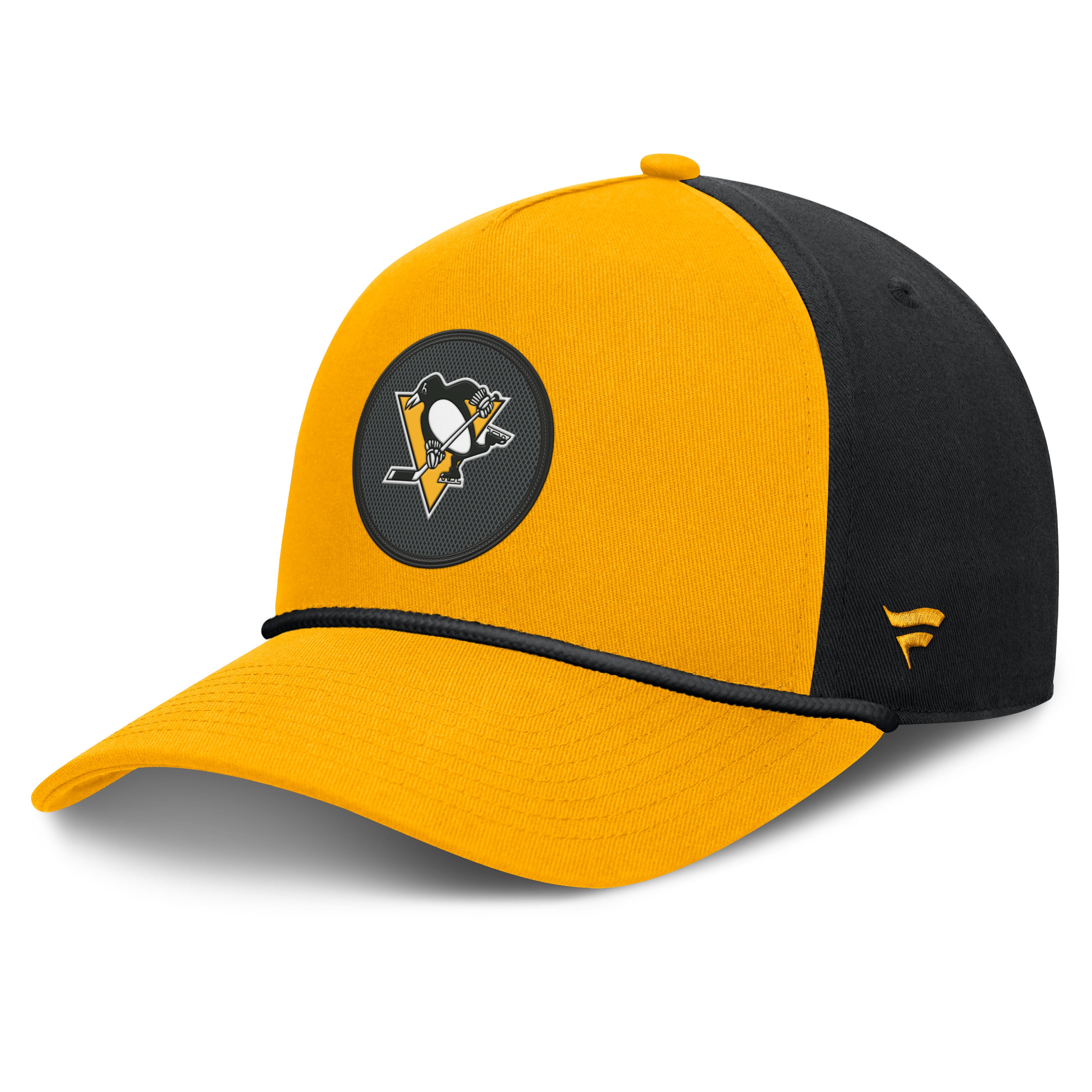 Men's Fanatics Gold Pittsburgh Penguins Authentic Pro Rink A-Frame Adjustable Hat