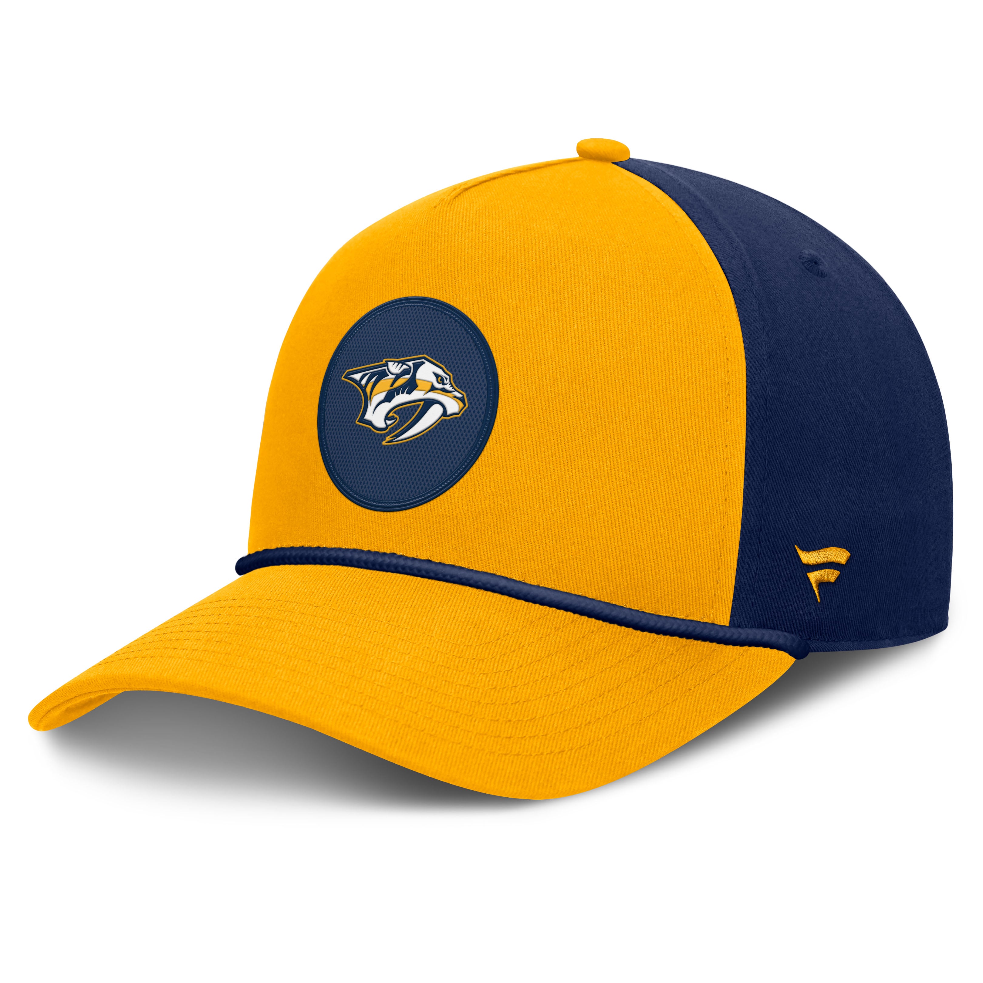 Men's Fanatics Gold Nashville Predators Authentic Pro Rink A-Frame Adjustable Hat