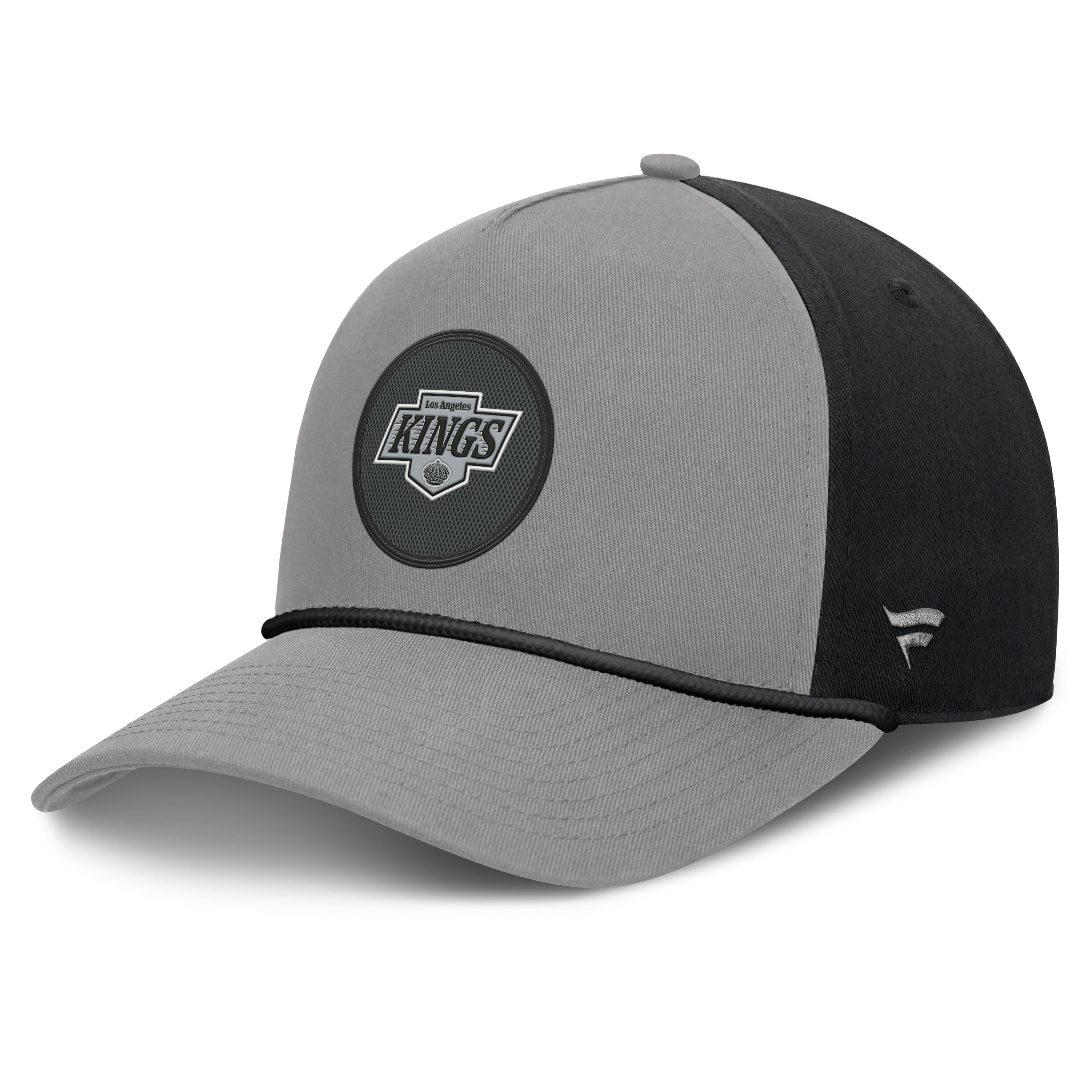 Men's Fanatics Gray Los Angeles Kings Authentic Pro Rink A-Frame Adjustable Hat