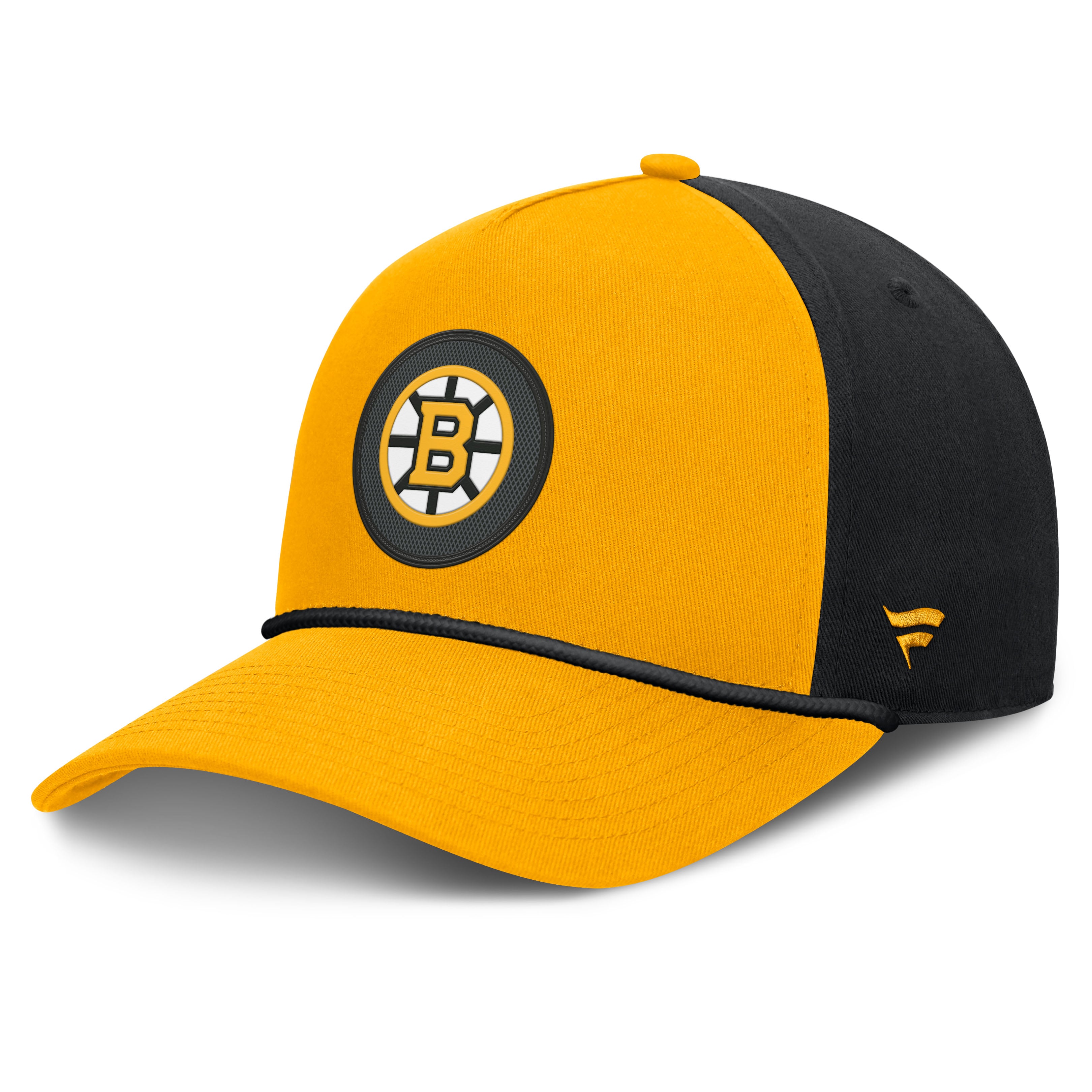 Men's Fanatics Gold Boston Bruins Authentic Pro Rink A-Frame Adjustable Hat