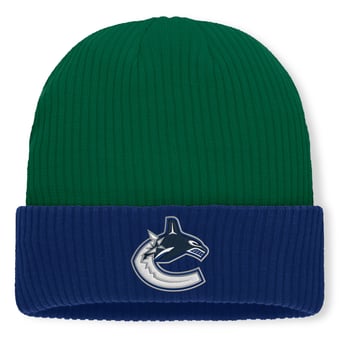 Men's Fanatics Green Vancouver Canucks Authentic Pro Rink Cuffed Knit Hat