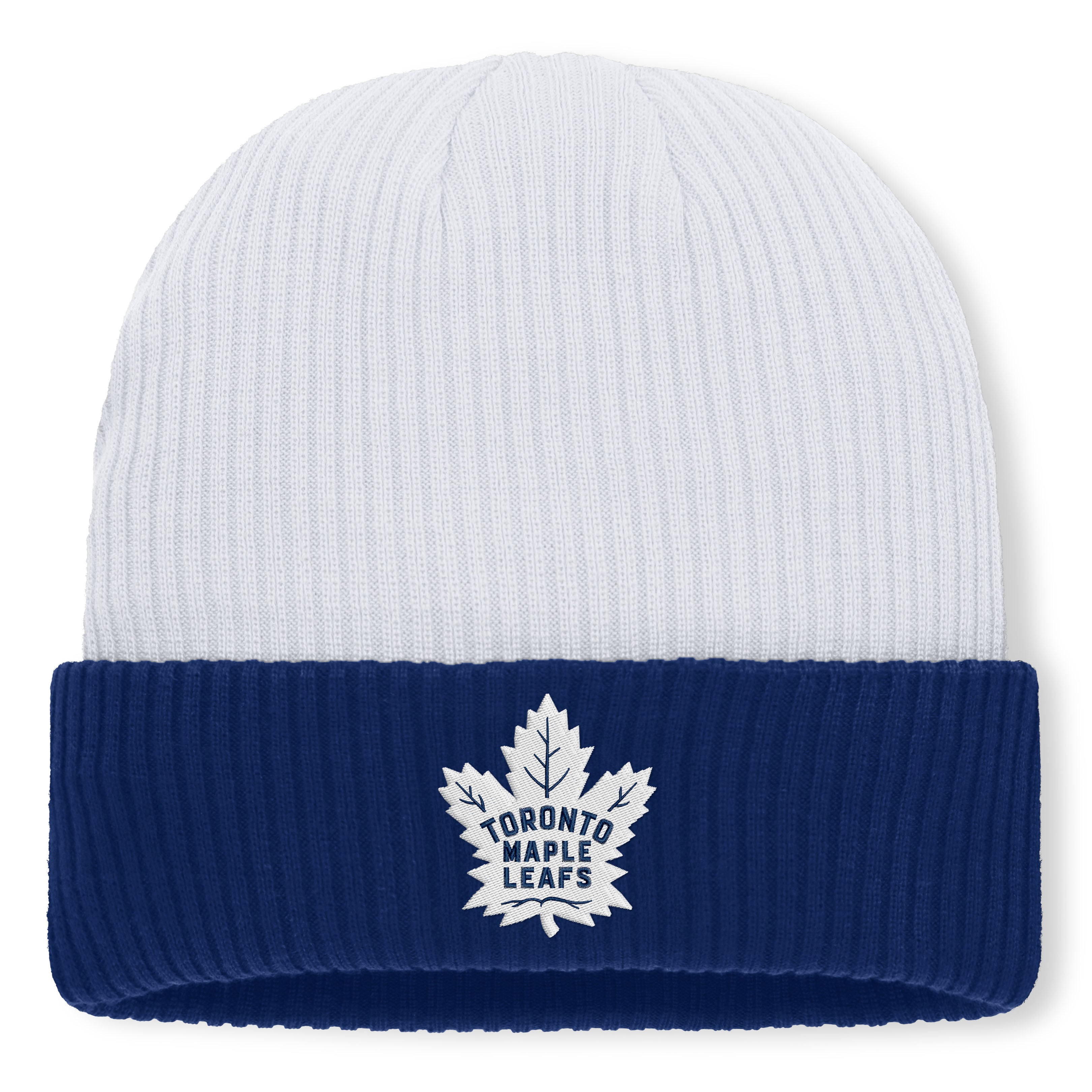 Men's Fanatics White Toronto Maple Leafs Authentic Pro Rink Cuffed Knit Hat