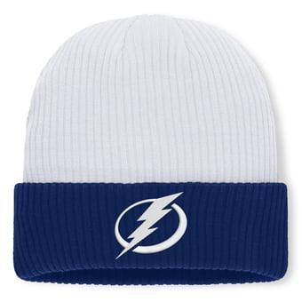 Men's Fanatics White Tampa Bay Lightning Authentic Pro Rink Cuffed Knit Hat