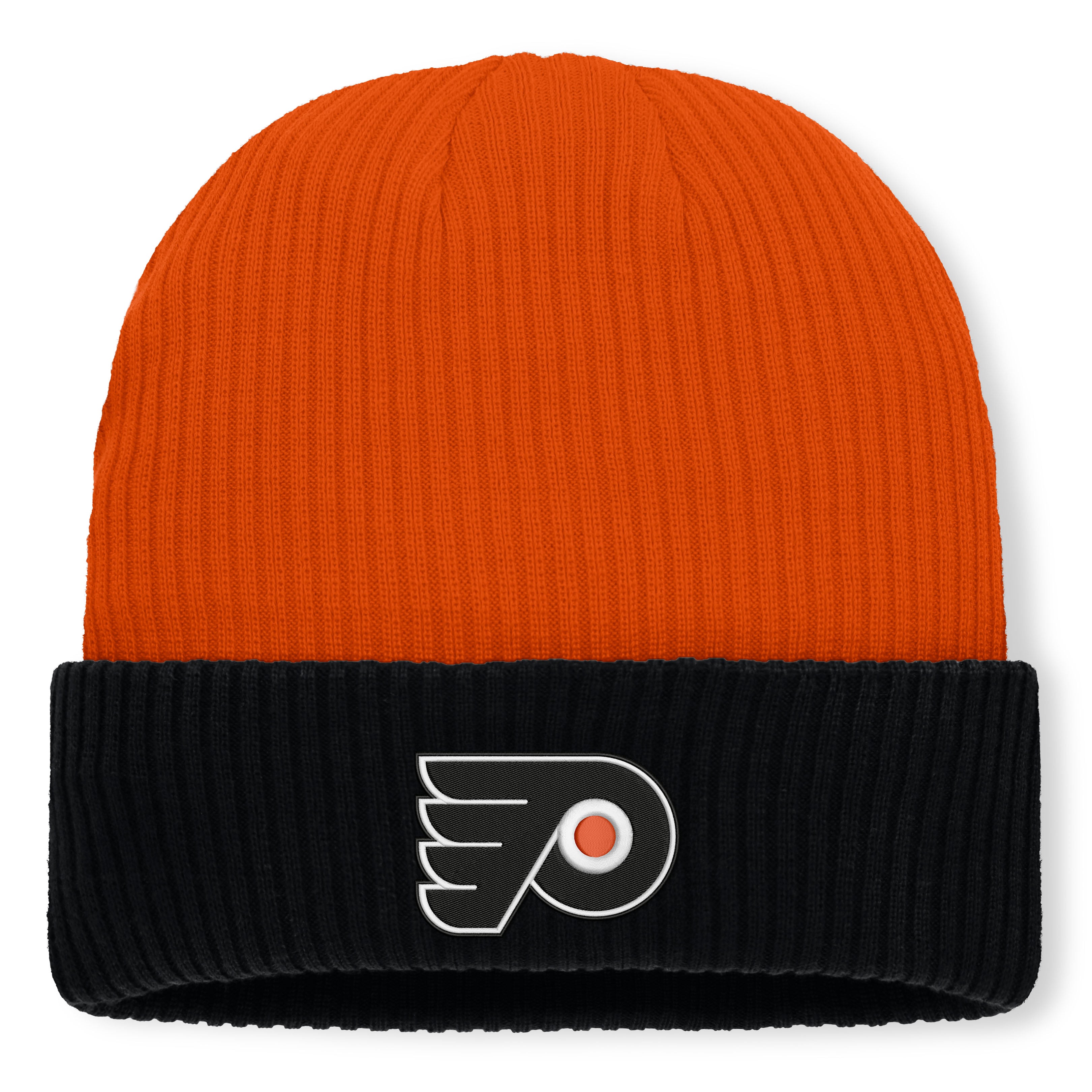 Men's Fanatics Orange Philadelphia Flyers Authentic Pro Rink Cuffed Knit Hat