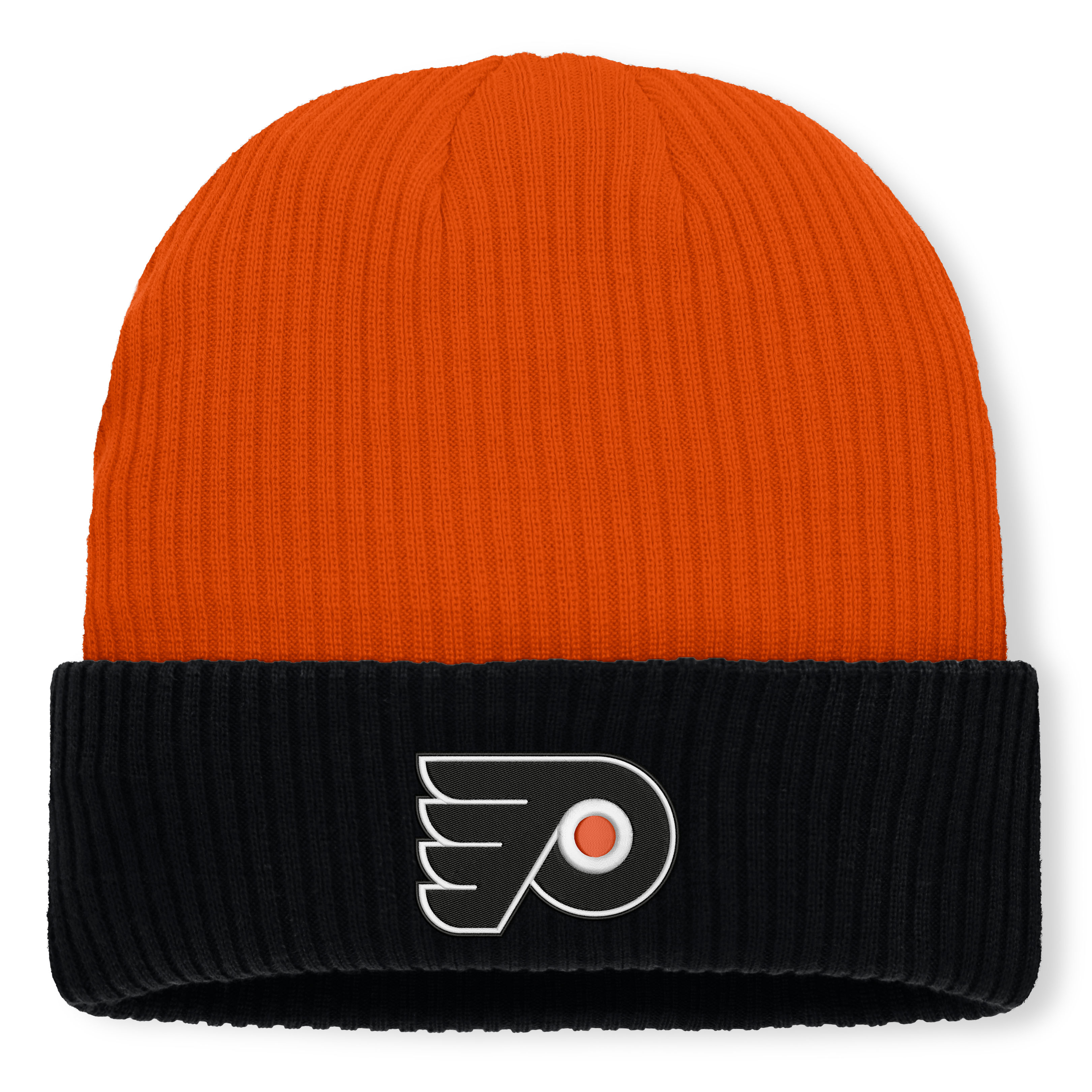 Men's Fanatics Orange Philadelphia Flyers Authentic Pro Rink Cuffed Knit Hat