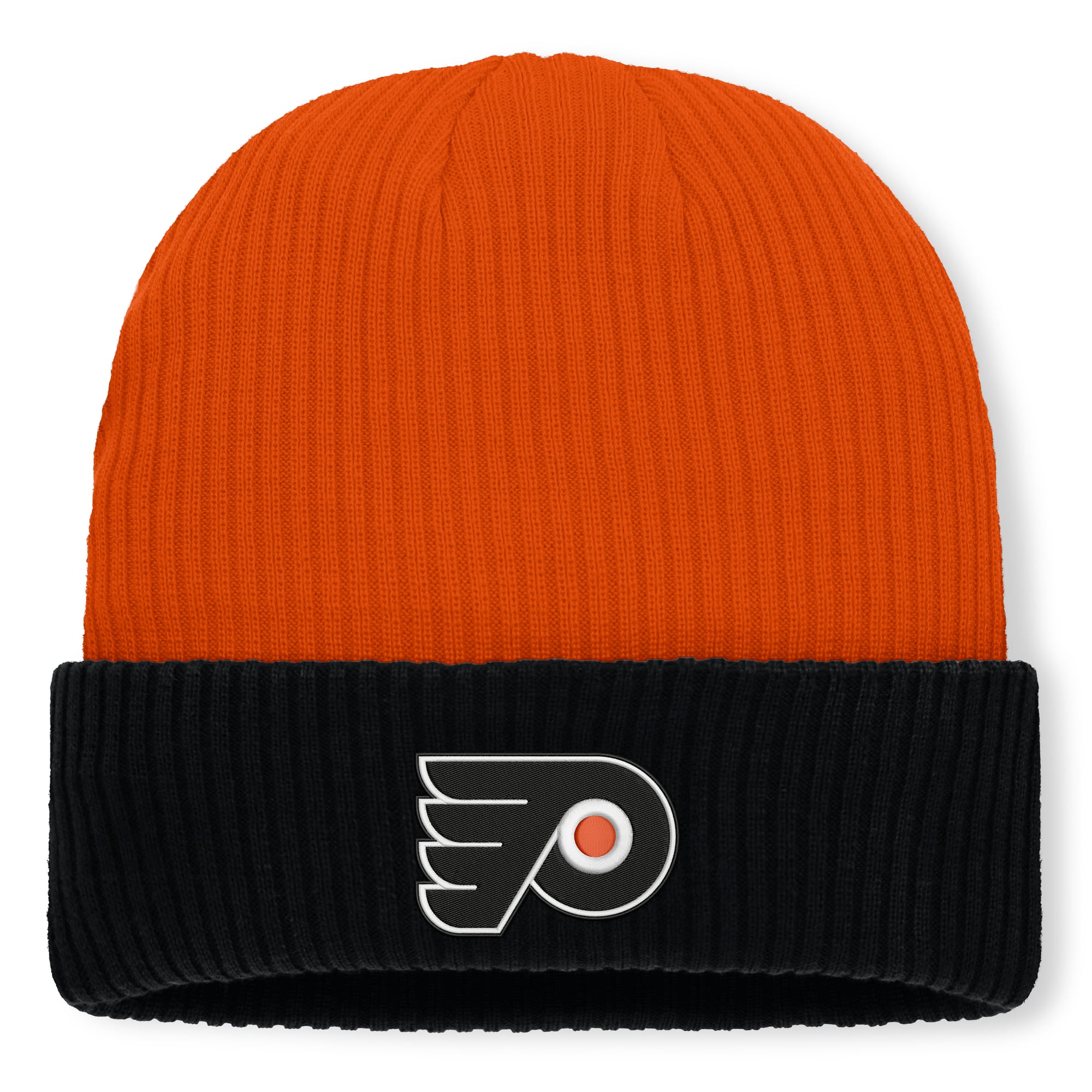 Men's Fanatics Orange Philadelphia Flyers Authentic Pro Rink Cuffed Knit Hat