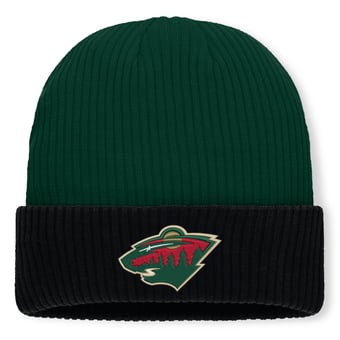 Men's Fanatics Green Minnesota Wild Authentic Pro Rink Cuffed Knit Hat