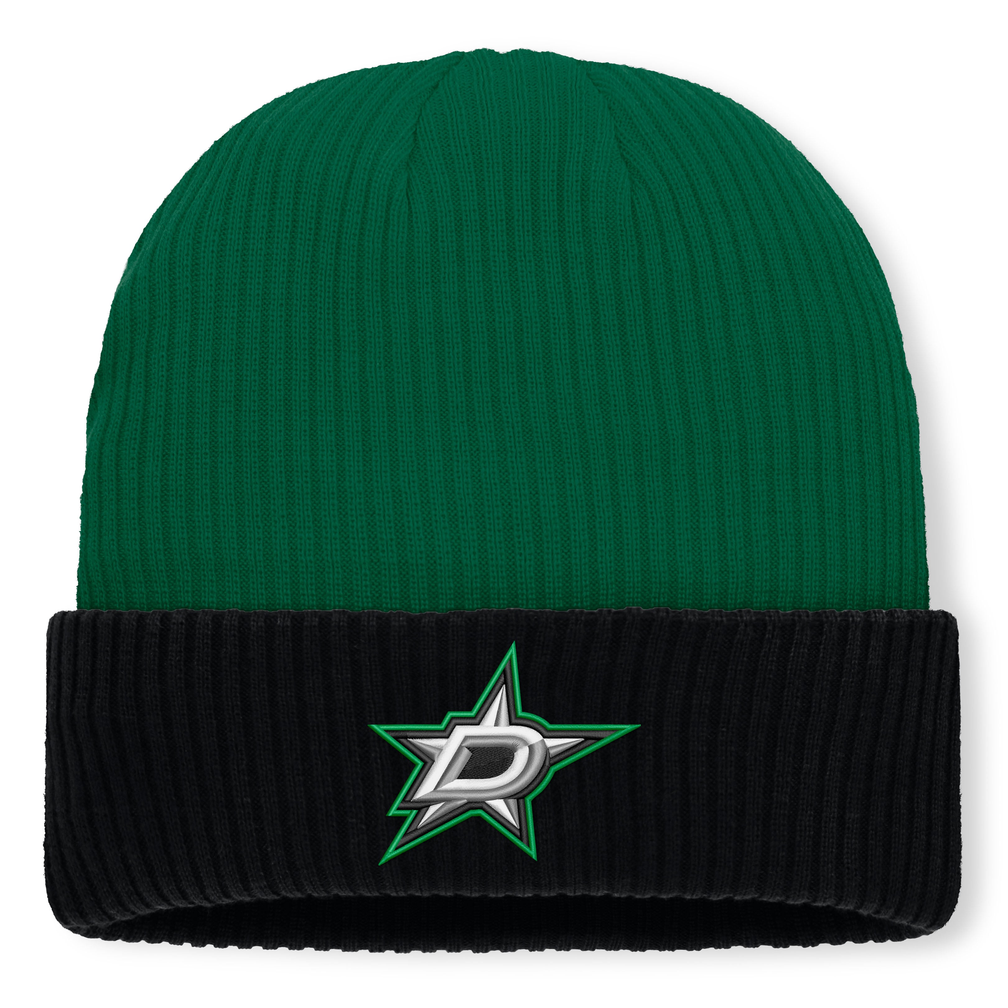 Men's Fanatics Kelly Green Dallas Stars Authentic Pro Rink Cuffed Knit Hat