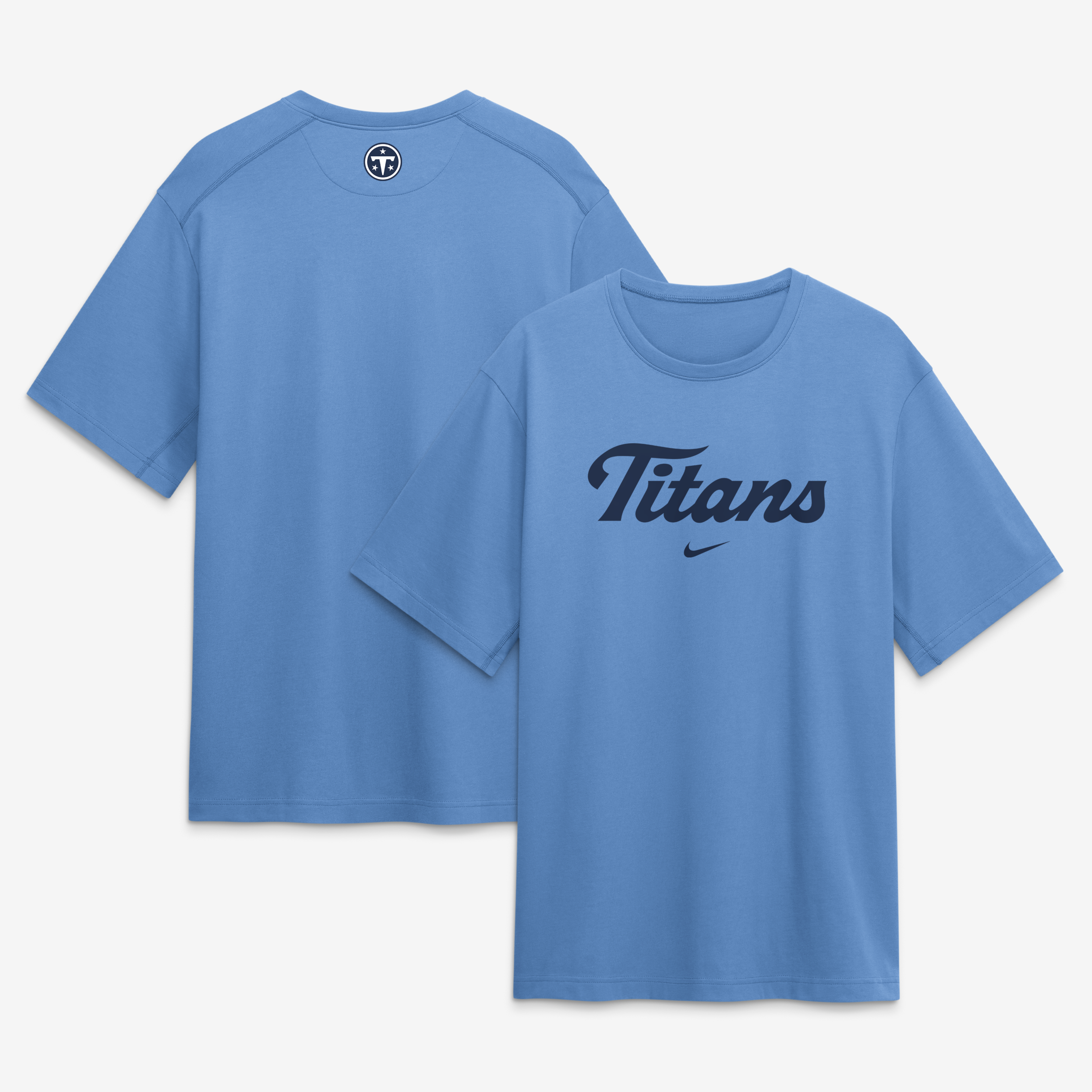 Men's Nike  Light Blue Tennessee Titans 2026 Rivalries Collection Dri-FIT T-Shirt
