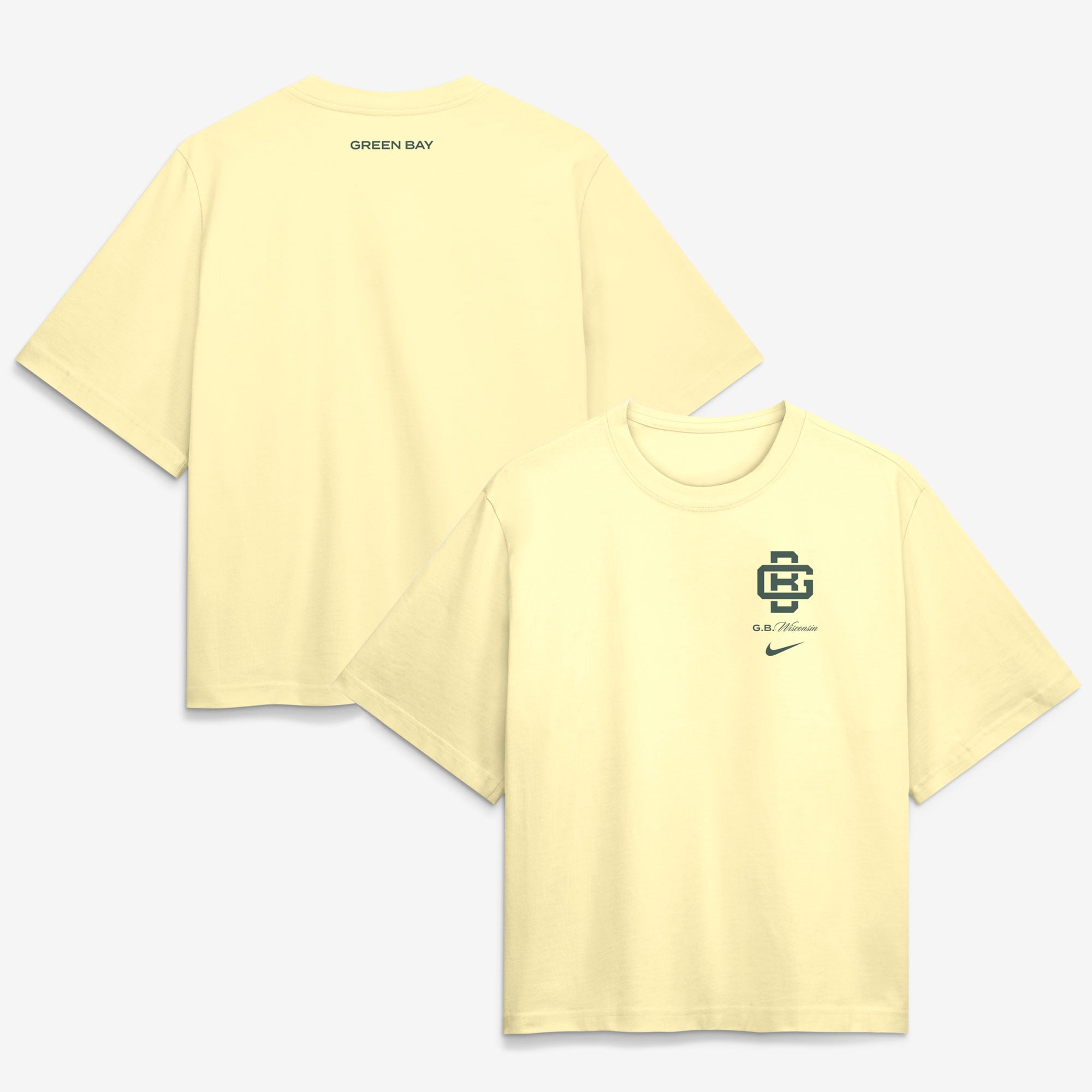 Camiseta holgada Nike color crema de la colección Rivalries 2026 para mujer