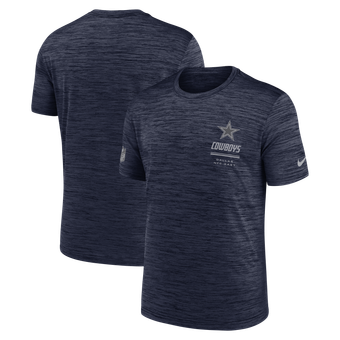 Men's Nike Navy Dallas Cowboys Big & Tall Sideline Velocity Dri-FIT T-Shirt