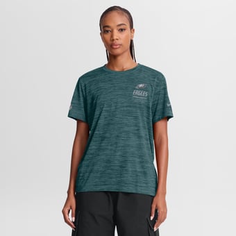Women's Nike Midnight Green Philadelphia Eagles Sideline Velocity Dri-FIT T-Shirt