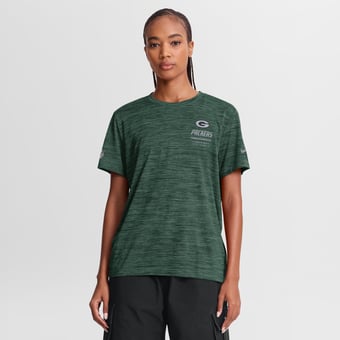 Women's Nike Green Green Bay Packers Sideline Velocity Dri-FIT T-Shirt