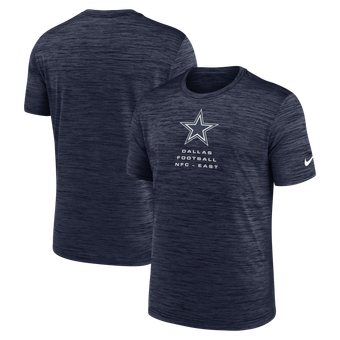 Men's Nike Navy Dallas Cowboys Velocity Ball Carrier Dri-FIT T-Shirt