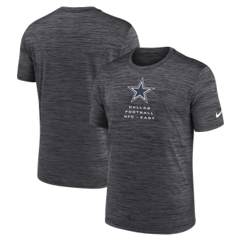 Men's Nike Anthracite Dallas Cowboys Velocity Ball Carrier Dri-FIT T-Shirt