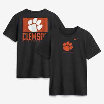 Men's Nike  Black Clemson Tigers Courtside Dri-FIT T-Shirt