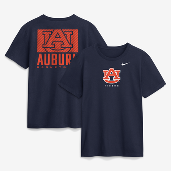 Men's Nike  Navy Auburn Tigers Courtside Dri-FIT T-Shirt