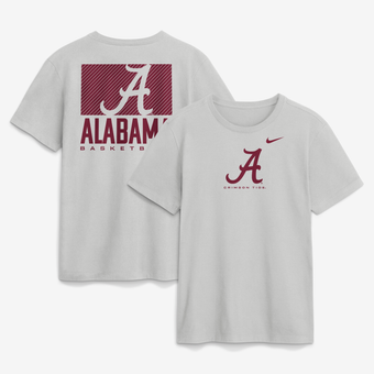 Men's Nike  Gray Alabama Crimson Tide Courtside Dri-FIT T-Shirt