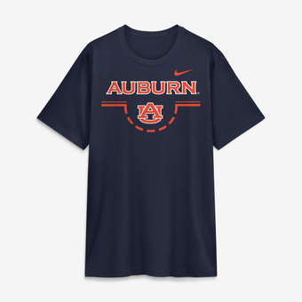 Men's Nike  Navy Auburn Tigers Courtside Legend T-Shirt