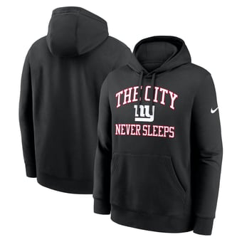 Nike  Black New York Giants The City Never Sleeps Club Fleece Hoodie