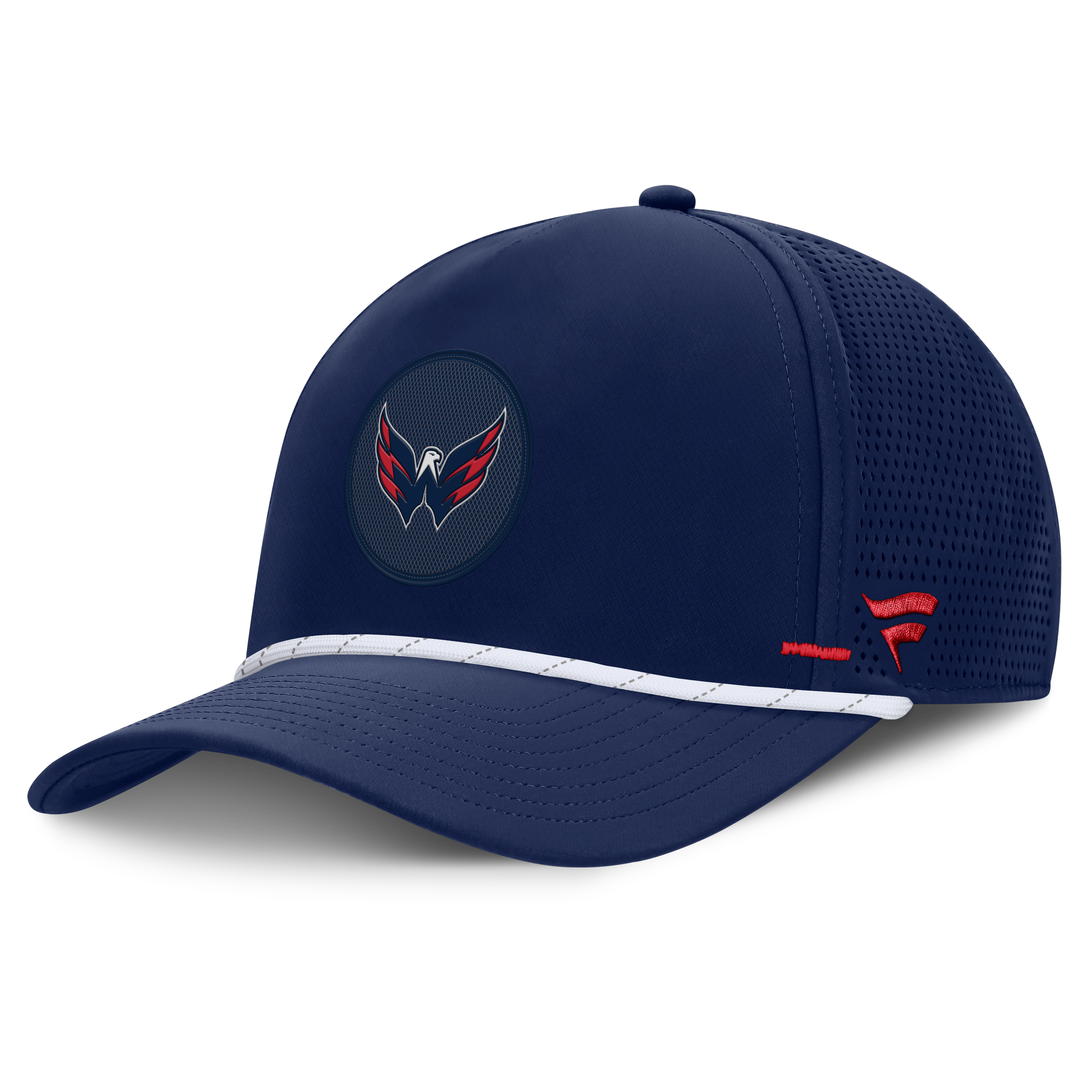 Men's Fanatics Navy Washington Capitals Authentic Pro Rink Vented A-Frame Adjustable Hat