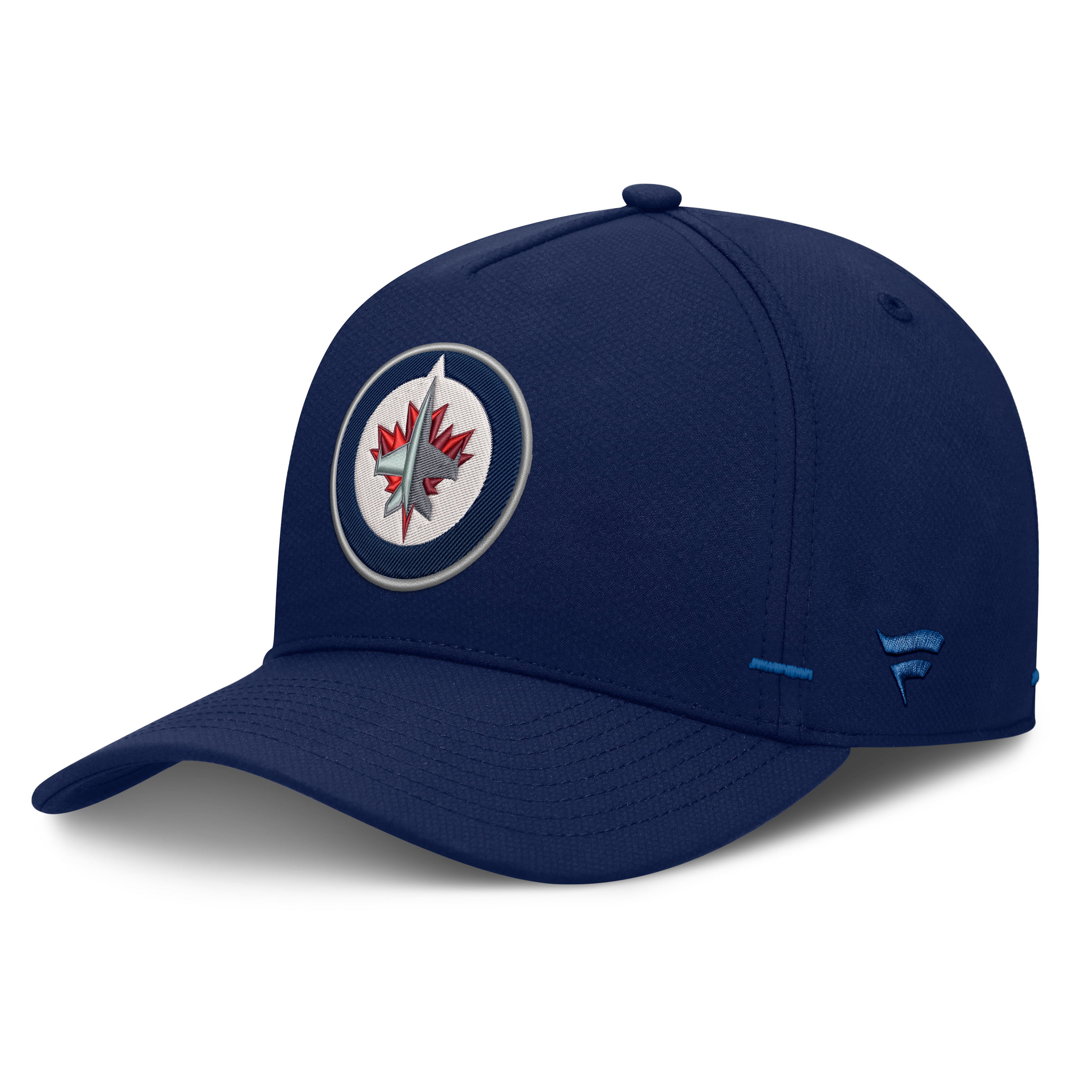 Men's Fanatics Navy Winnipeg Jets Authentic Pro Rink Bar Tacks A-Frame Adjustable Hat