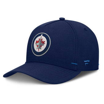 Men's Fanatics Navy Winnipeg Jets Authentic Pro Rink Bar Tacks A-Frame Adjustable Hat