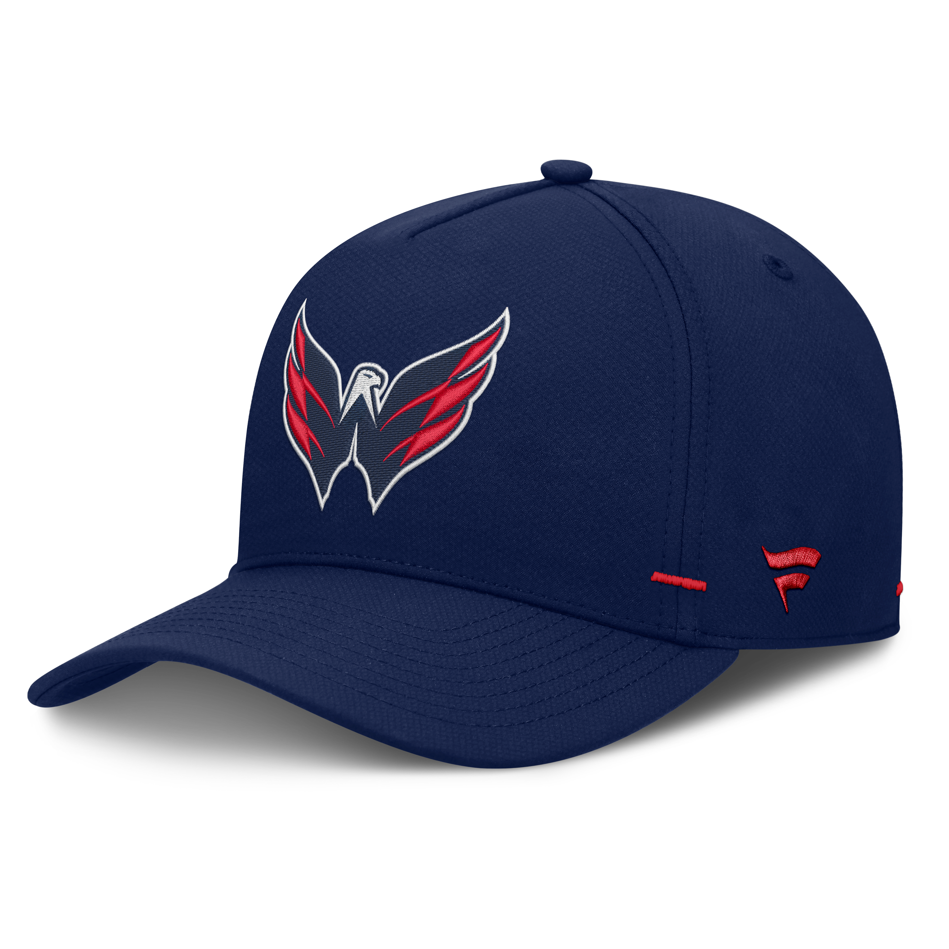 Men's Fanatics Navy Washington Capitals Authentic Pro Rink Bar Tacks A-Frame Adjustable Hat
