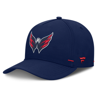 Men's Fanatics Navy Washington Capitals Authentic Pro Rink Bar Tacks A-Frame Adjustable Hat