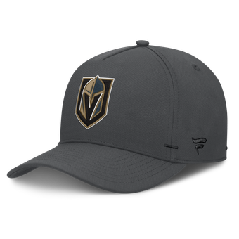 Men's Fanatics Charcoal Vegas Golden Knights Authentic Pro Rink Bar Tacks A-Frame Adjustable Hat