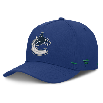 Men's Fanatics Blue Vancouver Canucks Authentic Pro Rink Bar Tacks A-Frame Adjustable Hat