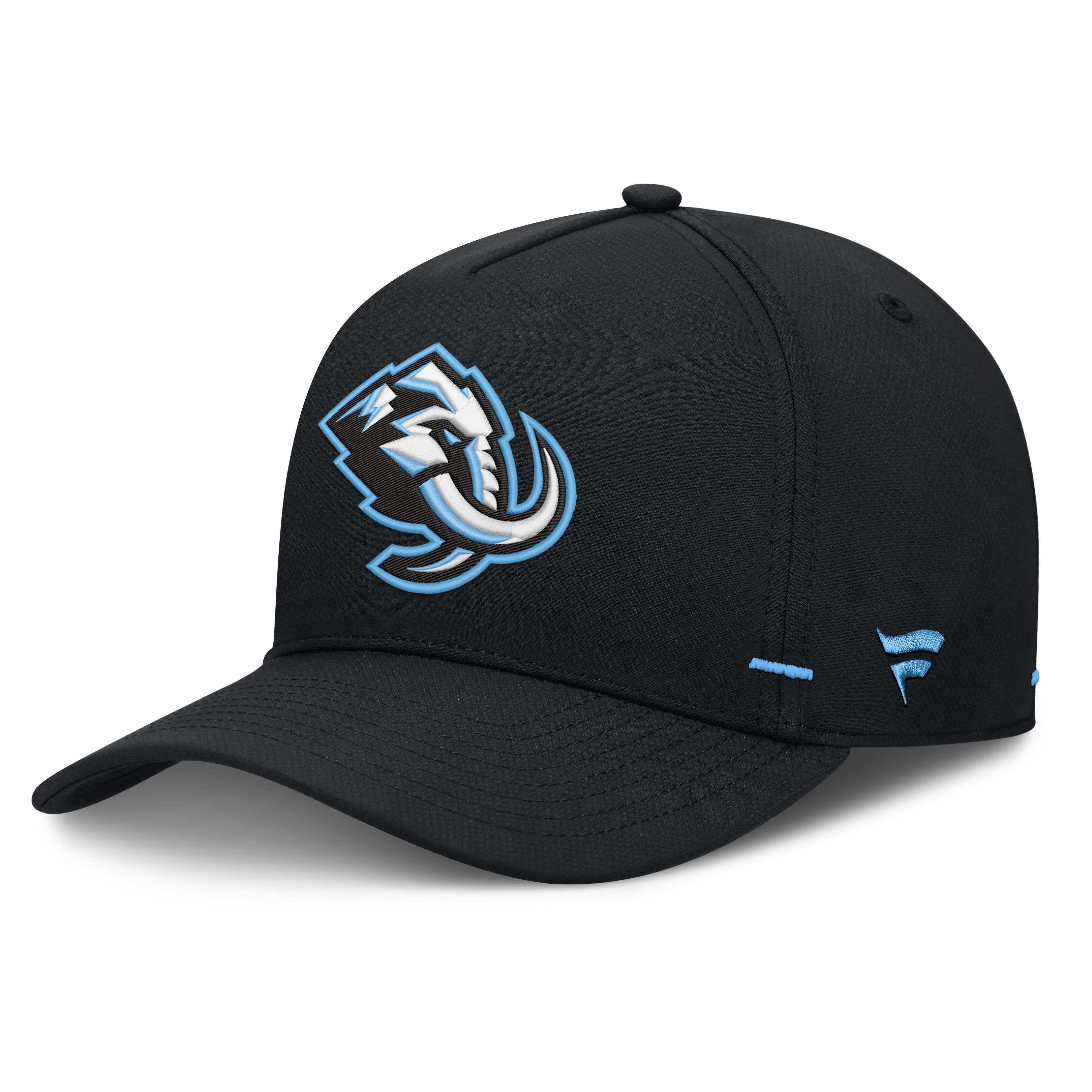 Men's Fanatics Black Utah Mammoth Authentic Pro Rink Bar Tacks A-Frame Adjustable Hat