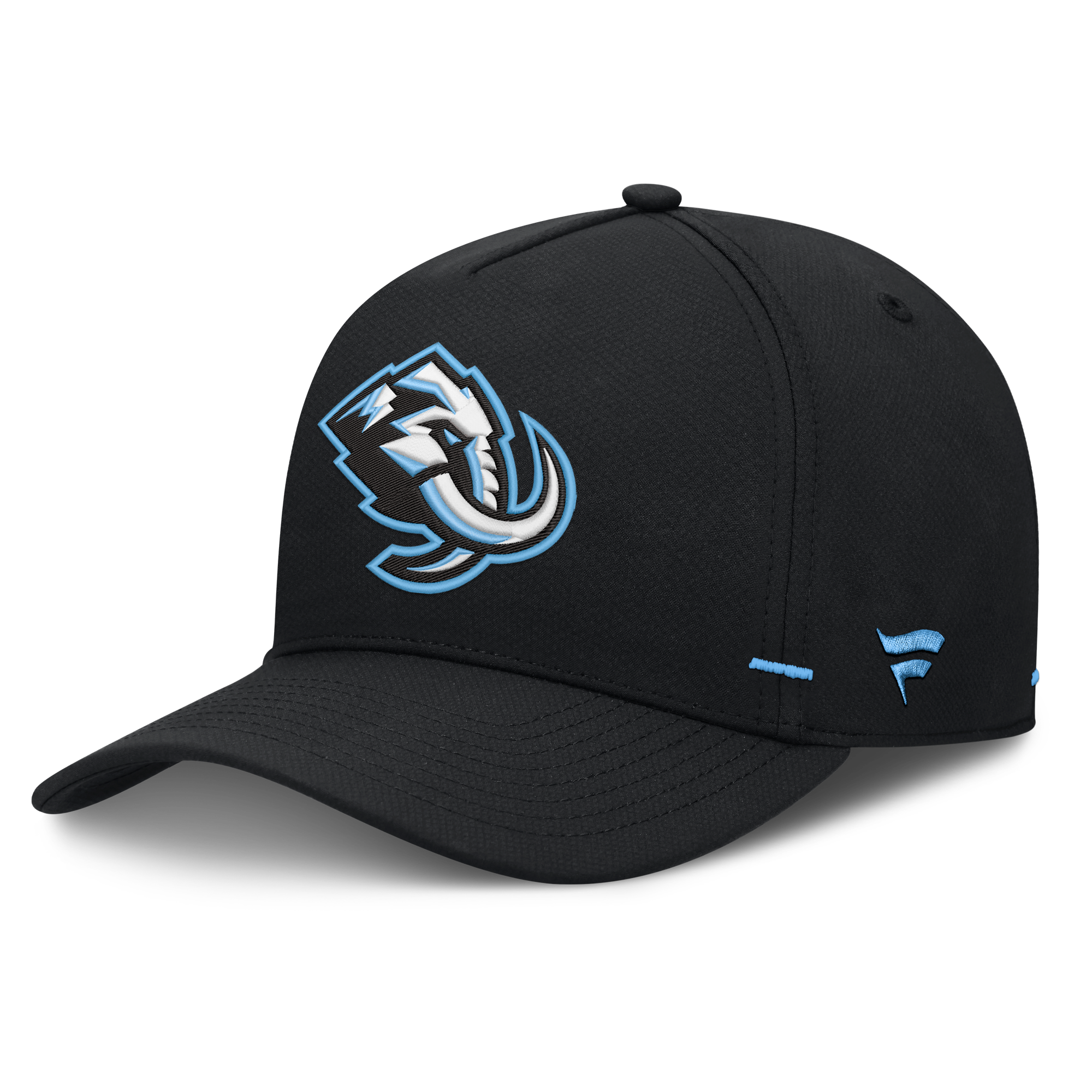 Men's Fanatics Black Utah Mammoth Authentic Pro Rink Bar Tacks A-Frame Adjustable Hat