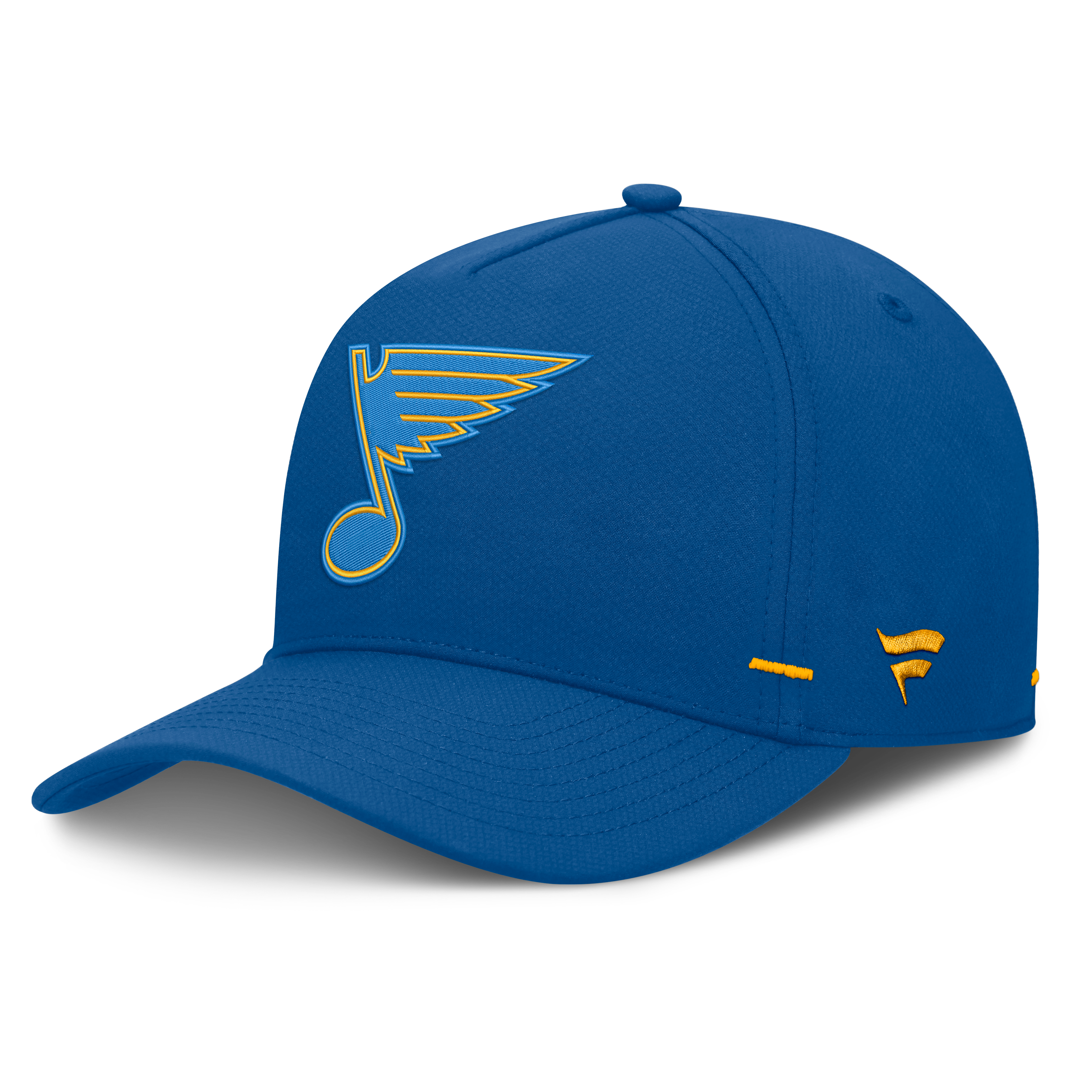 Men's Fanatics Blue St. Louis Blues Authentic Pro Rink Bar Tacks A-Frame Adjustable Hat