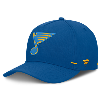 Men's Fanatics Blue St. Louis Blues Authentic Pro Rink Bar Tacks A-Frame Adjustable Hat