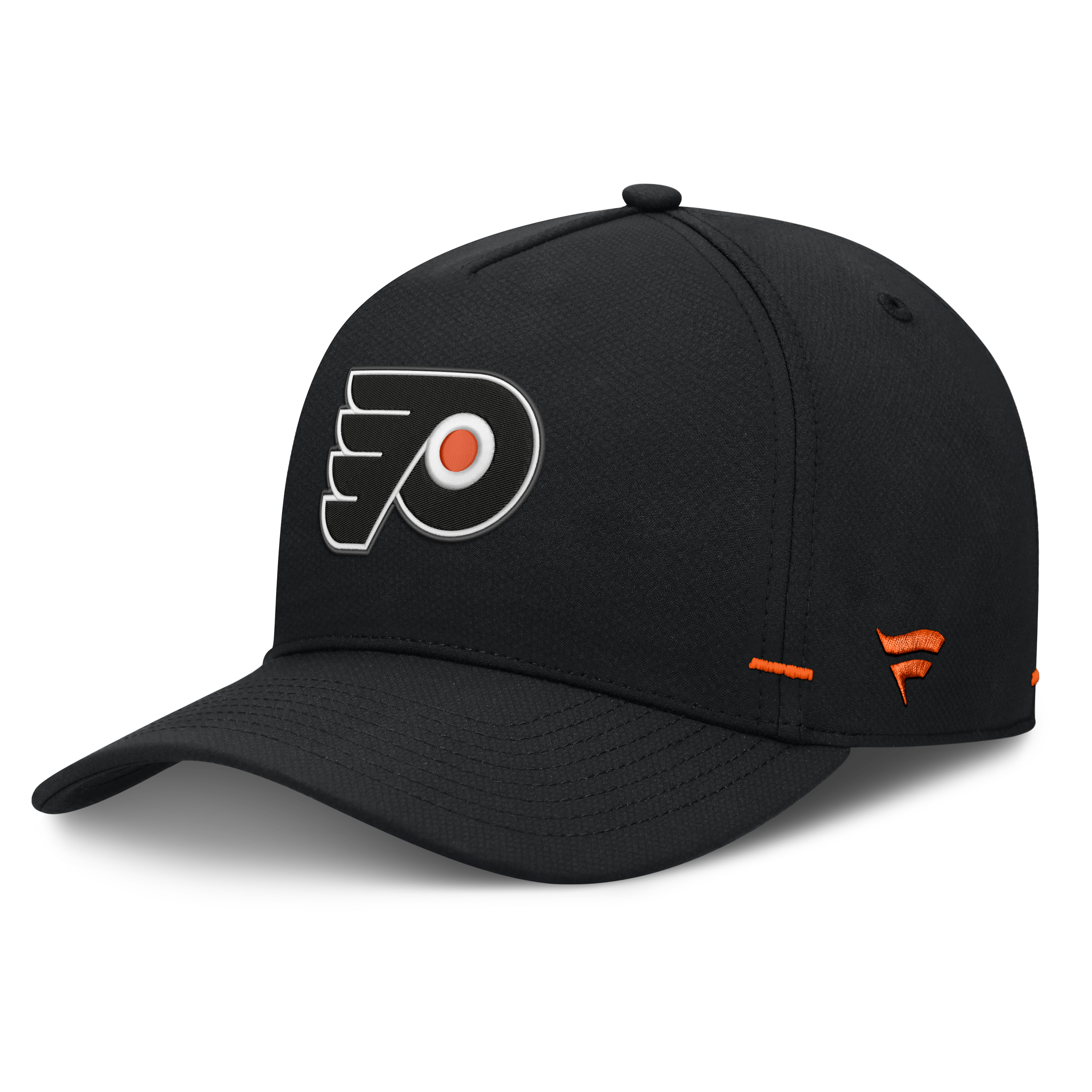 Men's Fanatics Black Philadelphia Flyers Authentic Pro Rink Bar Tacks A-Frame Adjustable Hat