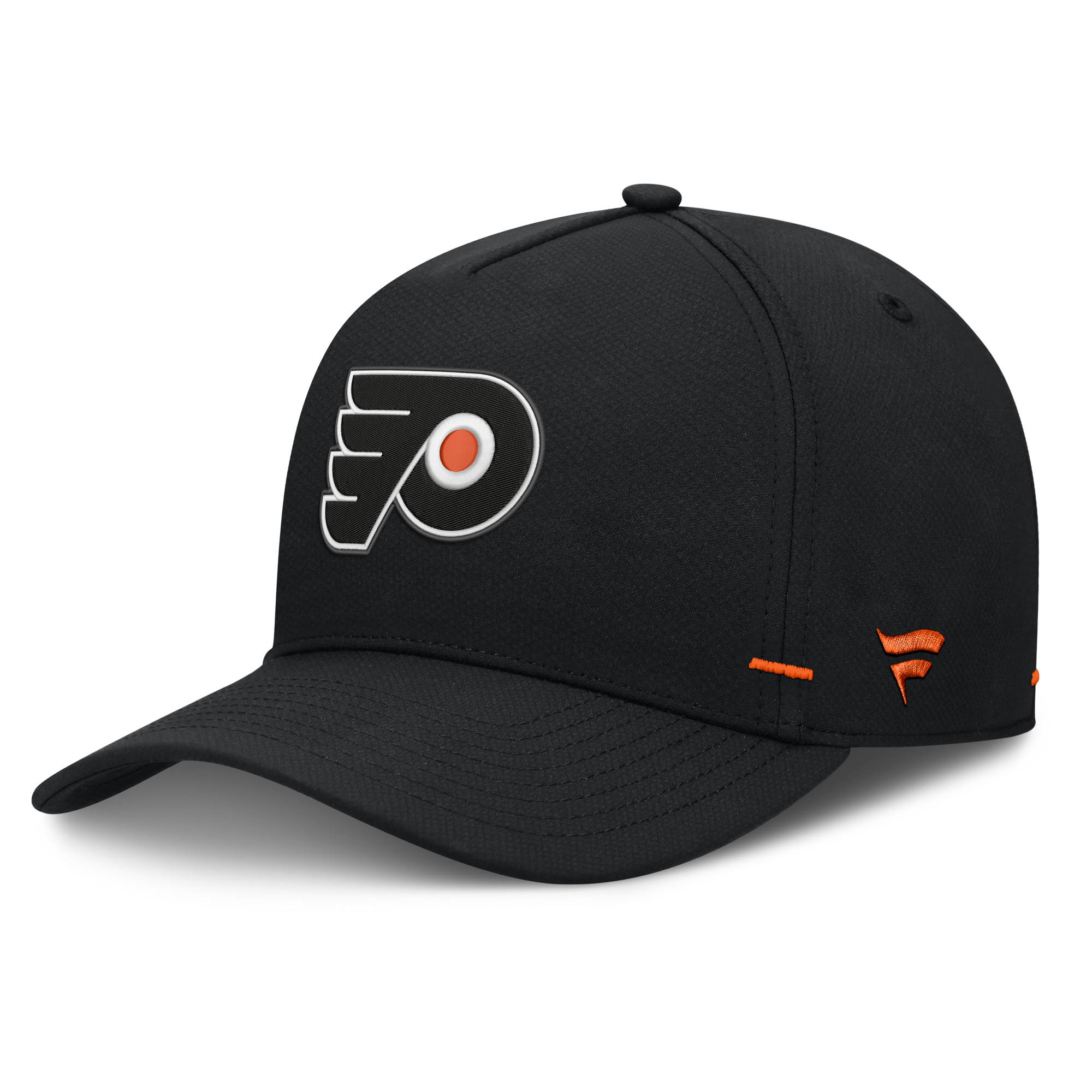 Men's Fanatics Black Philadelphia Flyers Authentic Pro Rink Bar Tacks A-Frame Adjustable Hat