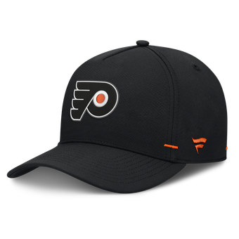 Men's Fanatics Black Philadelphia Flyers Authentic Pro Rink Bar Tacks A-Frame Adjustable Hat