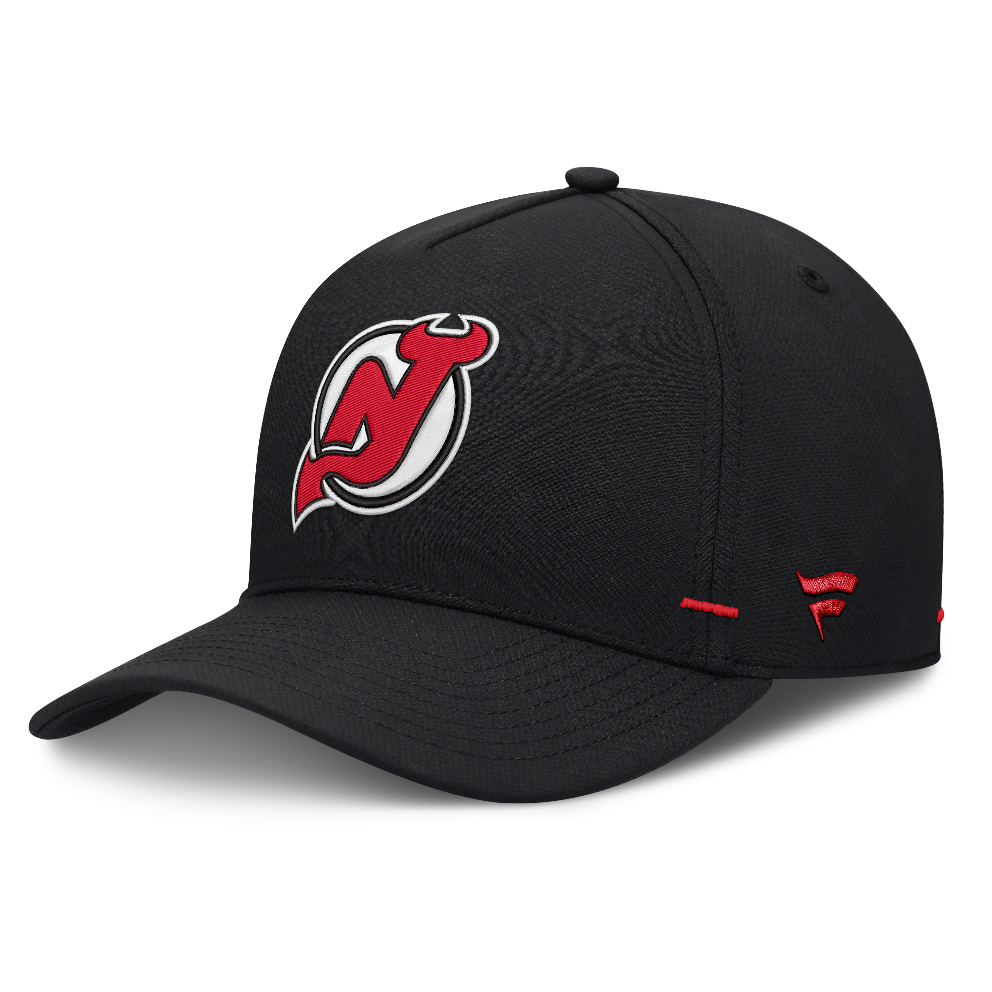 Men's Fanatics Black New Jersey Devils Authentic Pro Rink Bar Tacks A-Frame Adjustable Hat