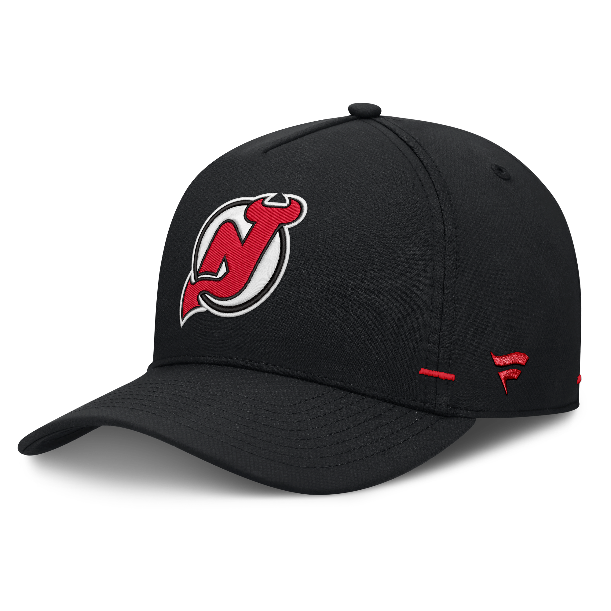 Men's Fanatics Black New Jersey Devils Authentic Pro Rink Bar Tacks A-Frame Adjustable Hat